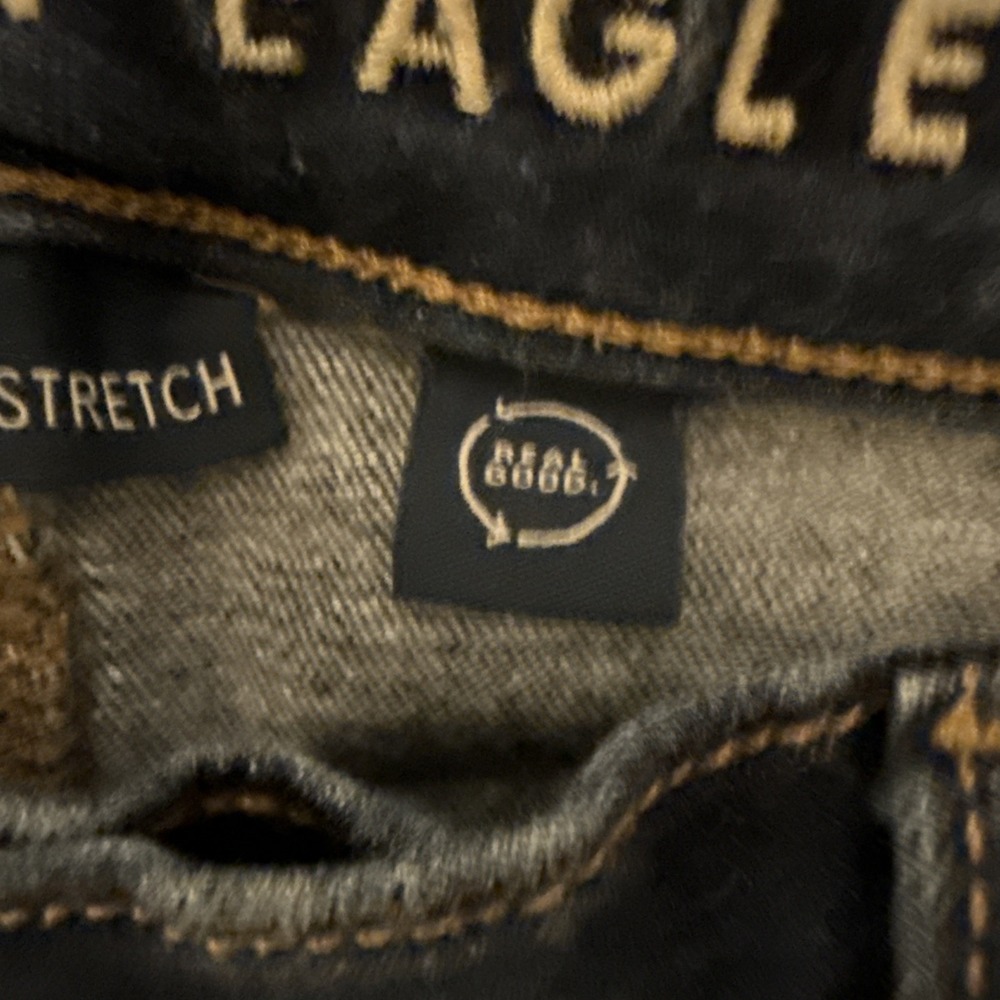 American Eagle Jeans Womens 14R Super High Rise Flare Leg Coin Pockets‎ Bohemian - Picture 3 of 16